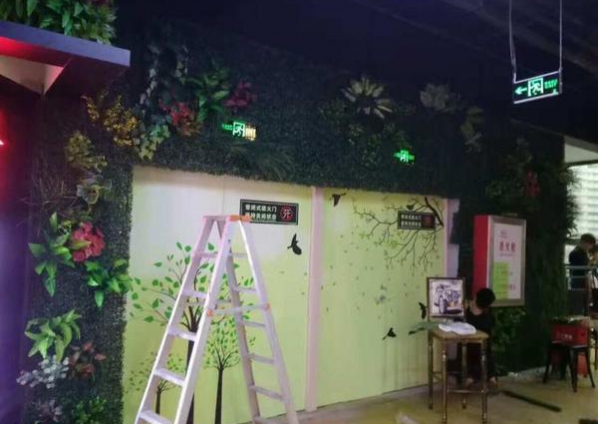 汉阳廷主题餐厅仿真植物制作