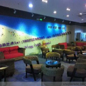2015年3月深圳龙华新区宝能科技园企业文化墙壁画设计